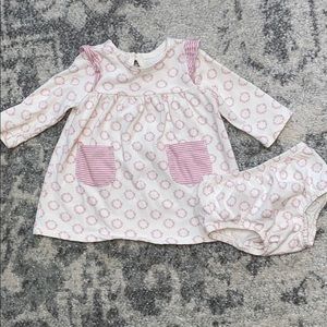 Baby GAP dress and bloomers - organic cotton